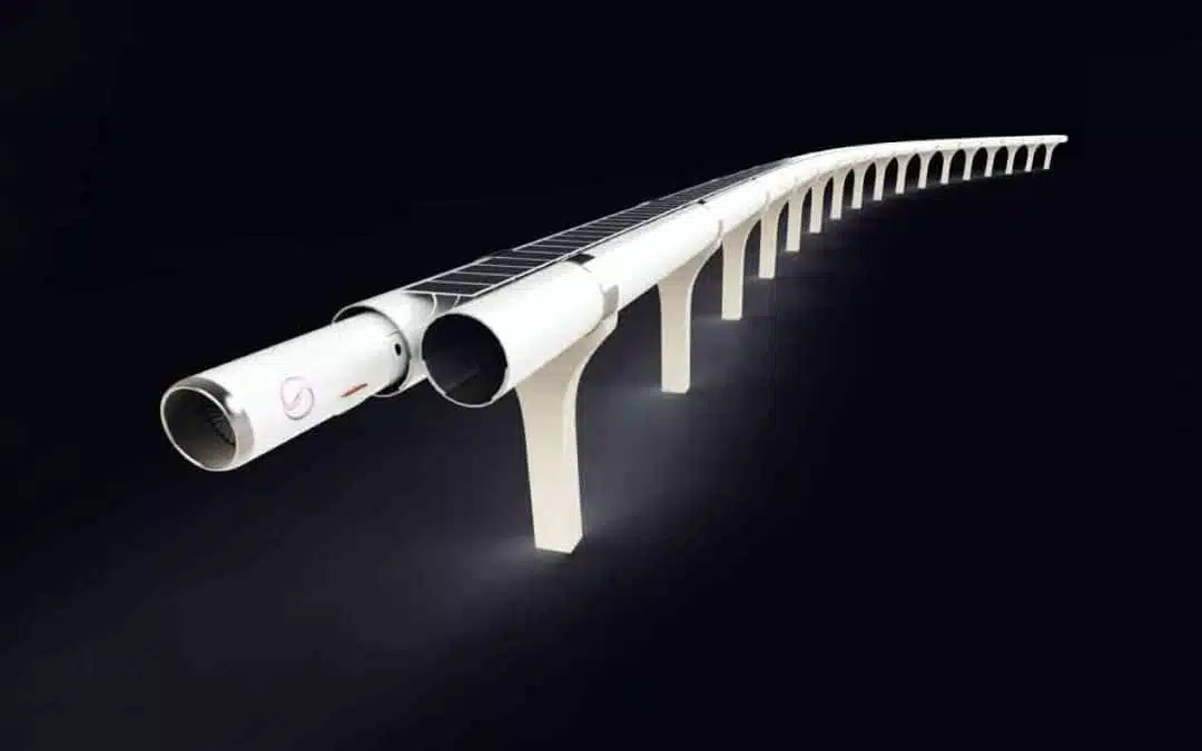 This Canadian Tube Train Concept Features a Faux Sunroof