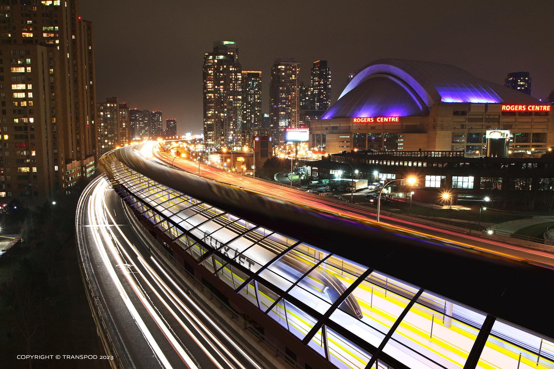TransPod : Gardiner expressway in Toronto